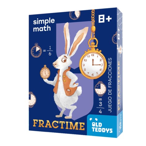 Portada del juego de mesa infantil Fractime