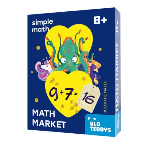 Portada del juego de cartas Math Market