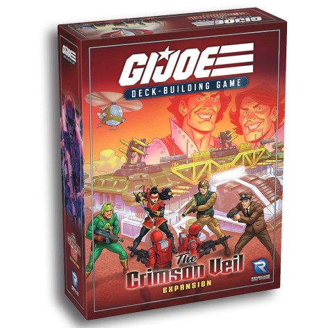 Portada de la expansión GI JOE el Juego de Construcción de Mazos: Crimson veil