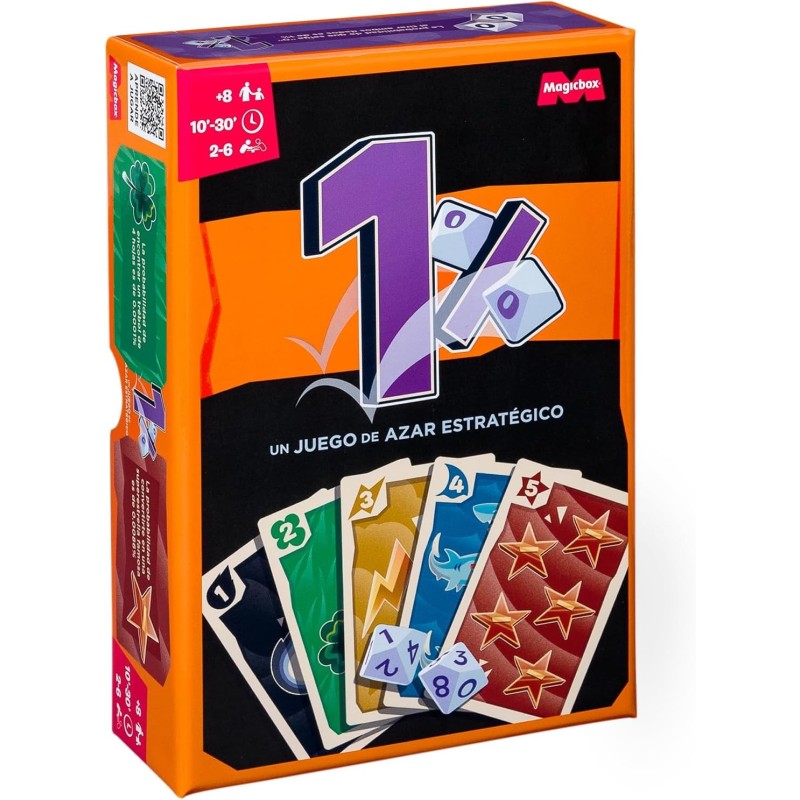 1% un Juego de Azar Estrategico - juego de cartas