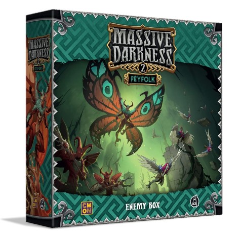Portada de la expansión Massive Darkness 2: Enemy Box - Feyfolk (castellano)
