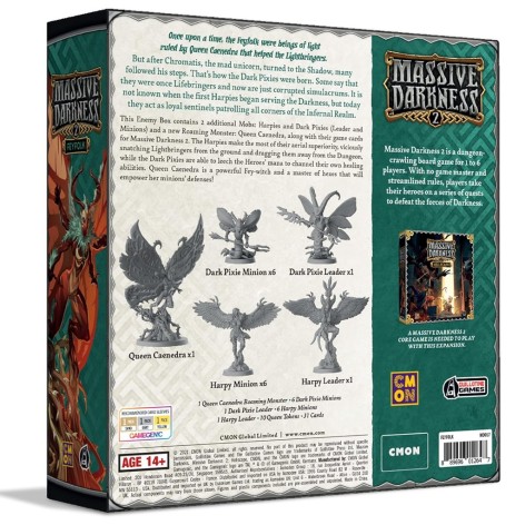 Portada de la expansión Massive Darkness 2: Enemy Box - Feyfolk (castellano)
