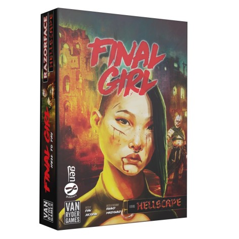 Portada de la expansión Final Girl T3: P12 Hell to Pay - Razorface (Castellano)