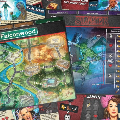 Componentes de la expansión Final Girl T3: P13 The Falconwood Files - Slayer (Castellano)