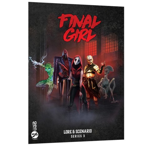 Portada de la expansion Final Girl T3: Libro de Ambientacion y escenarios