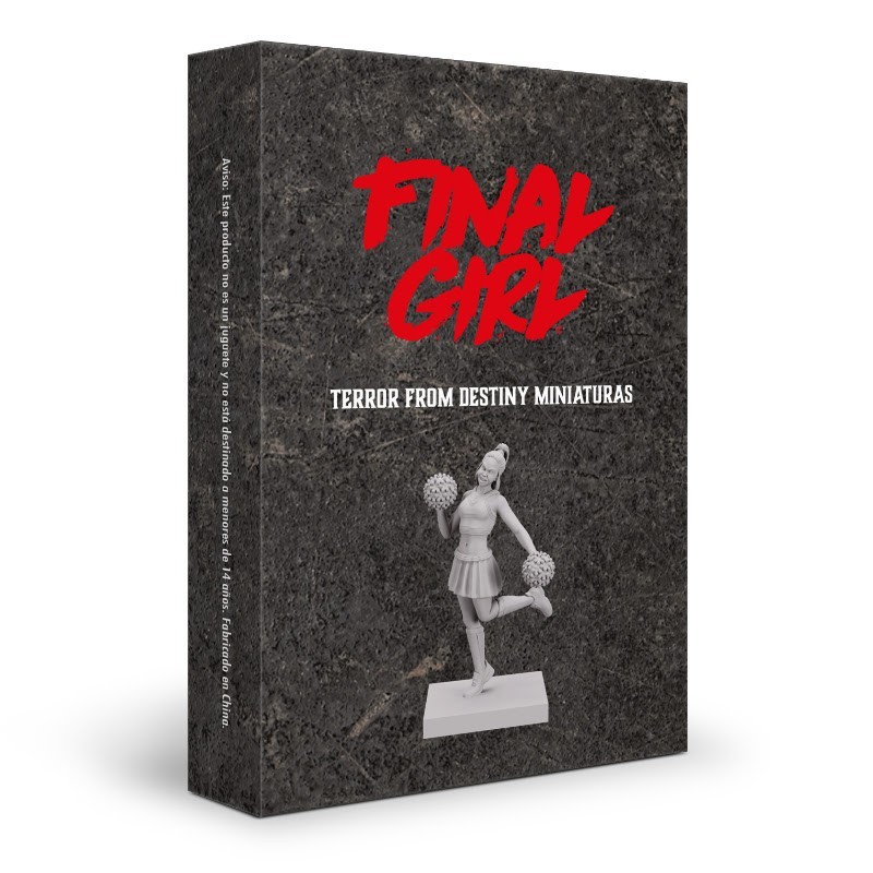 Portada de la expansión Final Girl: Terror From Destiny - Miniaturas