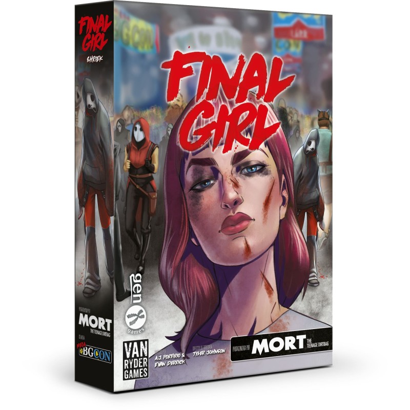 Portada de la expansión Final Girl T3: Película Especial  Shriek - Mort (Castellano)