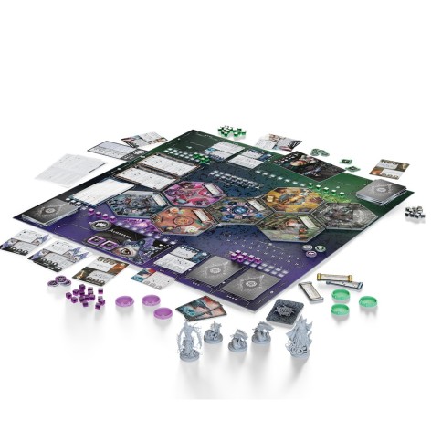 Componentes del juego de mesa Black Rose Wars: Duel Void (castellano)