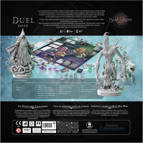 Portada del juego de mesa Black Rose Wars: Duel Void (castellano)