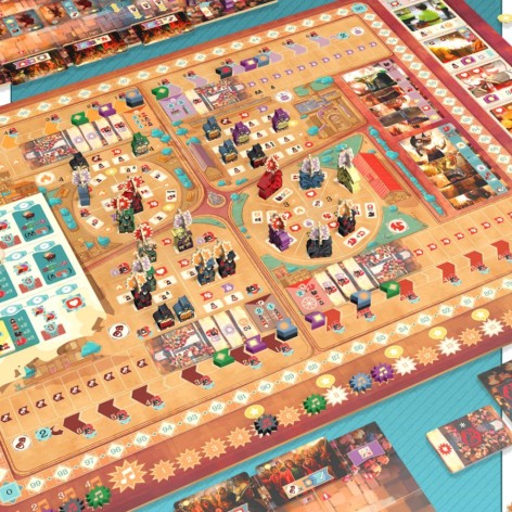 Tablero del juego de mesa Diables - Edicion Gamefound (castellano)