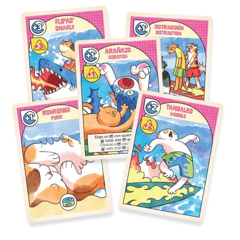 Surfin Cats (castellano) - cartas