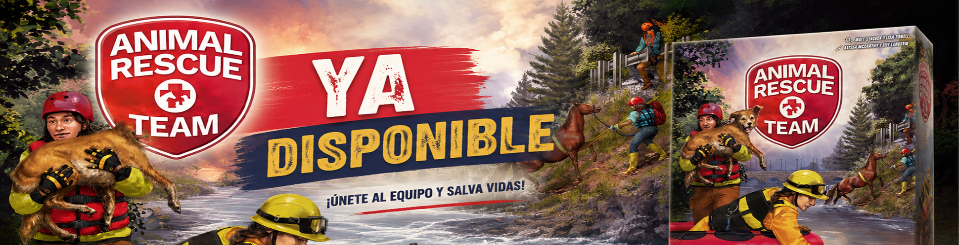 equipo rescate animal juego de mesa
