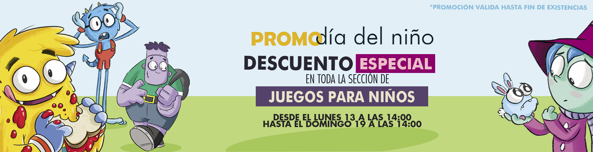 promoción juegos para niños
